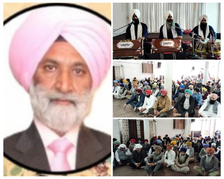 ਜੇਈ ਸਤਨਾਮ ਸਿੰਘ ਖਾਲੜਾ ਦੀ ਅੰਤਿਮ ਅਰਦਾਸ ਮੌਕੇ ਵੱਖ ਵੱਖ ਸ਼ਖ਼ਸੀਅਤਾ ਵੱਲੋਂ ਸ਼ਰਧਾ ਦੇ ਫੁੱਲ ਭੇਟ ਕੀਤੇ