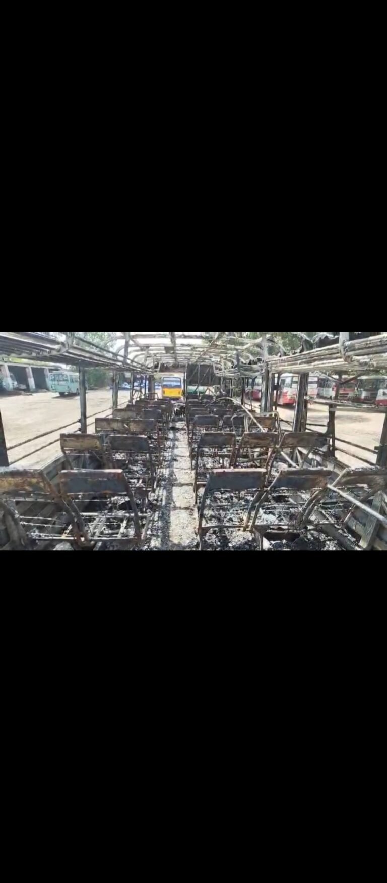 ਪੱਟੀ ਵਿਖੇ ਰੋਡਵੇਜ਼ ਦੀ ਬੱਸ ਨੂੰ ਅਚਾਨਕ ਲੱਗੀ ਅੱਗ