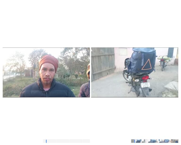 ਪਾਰਸਲ ਕੰਪਨੀ ਵਿੱਚ ਕੰਮ ਕਰਦੇ ਗੁਰਤੇਜ ਸਿੰਘ ਦੀ ਅਣਪਛਾਤੇ ਵਿਅਕਤੀਆਂ ਨੇ ਮੋਟਰਸਾਈਕਲ ਘੇਰ ਕੇ ਕੀਤੀ ਲੁੱਟ 