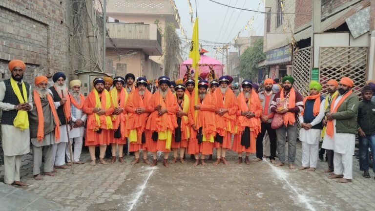 ਗੁਰਦੁਆਰਾ ਬਾਬਾ ਜਗਤਾ ਜੀ ਦੀ ਪ੍ਰਬੰਧਕ ਕਮੇਟੀ ਅਤੇ ਨਗਰ ਖਾਲੜਾ ਦੀ ਸੰਗਤ ਵੱਲੋਂ ਵਿਸ਼ਾਲ ਨਗਰ ਕੀਰਤਨ ਸਜਾਇਆ ਗਿਆ।