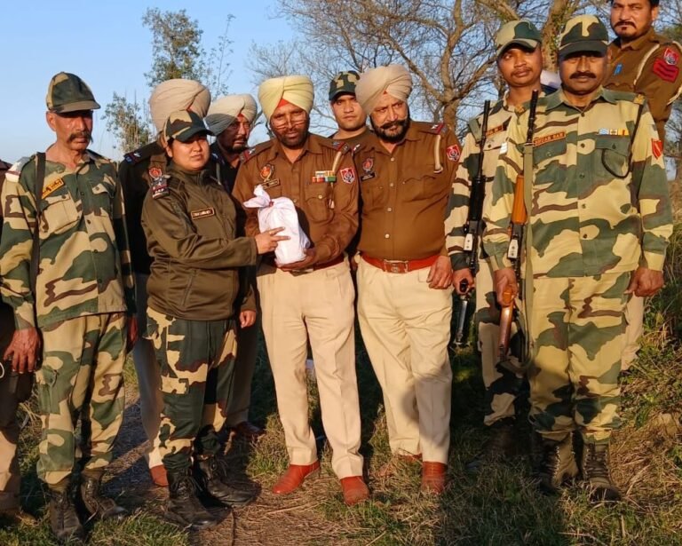ਬੀਐਸਐਫ ਅਤੇ ਪੰਜਾਬ ਪੁਲਿਸ ਨੇ ਸਰਹੱਦੀ ਪਿੰਡ ਡੱਲ ਤੋਂ ਇੱਕ ਸਰਚ ਅਪ੍ਰੇਸ਼ਨ ਦੌਰਾਨ 533 ਗ੍ਰਾਮ ਹੈਰੋਇਨ ਦਾ ਇੱਕ ਪੈਕੇਟ ਬਰਾਮਦ ਕੀਤਾ। 