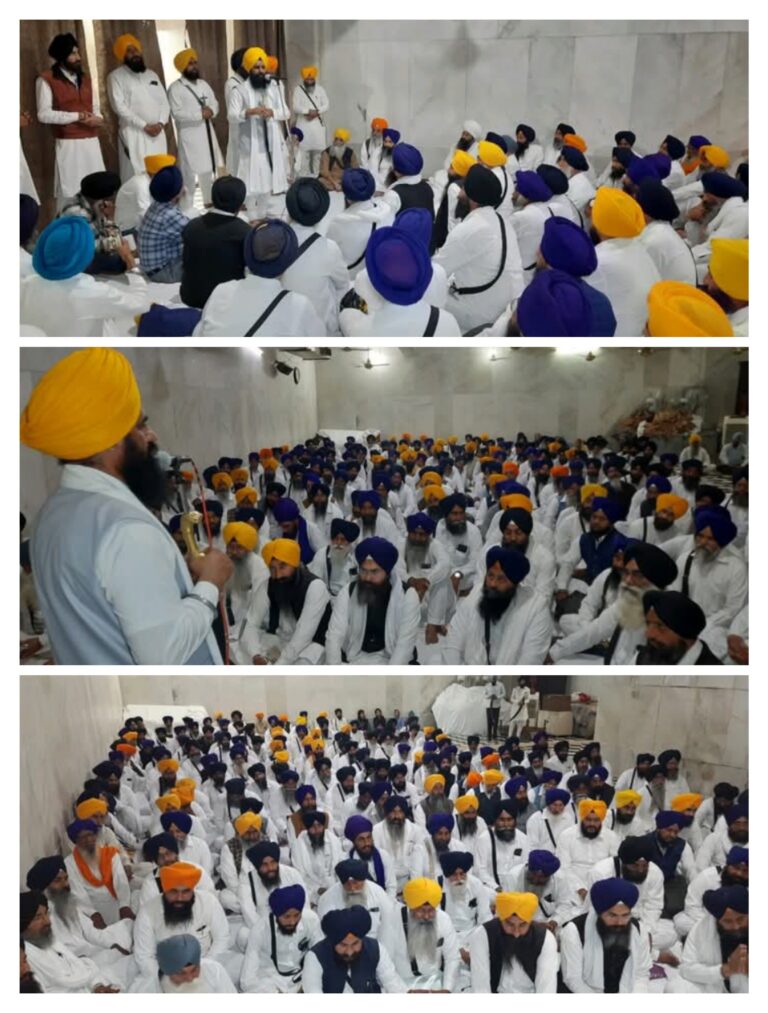 ਧਰਮ ਪ੍ਰਚਾਰ ਲਹਿਰ ਦੀ ਵਿਉਂਦਬੰਦੀ ਲਈ ਸ੍ਰੀ ਅਕਾਲ ਤਖ਼ਤ ਸਾਹਿਬ ਦੇ ਜਥੇਦਾਰ ਵੱਲੋਂ ਮਾਝਾ ਜ਼ੋਨ ਦੇ ਪ੍ਰਚਾਰਕ ਸਿੰਘਾਂ ਨਾਲ ਇਕੱਤਰਤਾ