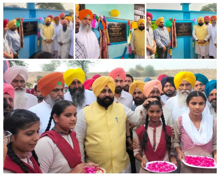 ਪੰਜਾਬ ਸਿੱਖਿਆ ਕ੍ਰਾਂਤੀ ਸਰੱਹਦੀ ਖੇਤਰ ਦੇ ਸਕੂਲਾਂ ਅੰਦਰ ਬੁਨਿਆਦੀ ਢਾਂਚੇ ਦਾ ਵਿਕਾਸ ਤੇ ਵਾਧੂ ਅਧਿਆਪਕਾਂ ਦੀ ਹੋਵੇਗੀ ਤਾਇਨਾਤੀ – ਹਰਜੋਤ ਸਿੰਘ ਬੈਂਸ 