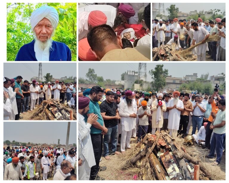 ਬਾਬਾ ਵੱਸਣ ਸਿੰਘ ਜੀ ਖਾਲੜਾ ਦੇ ਅਕਾਲ ਚਲਾਣੇ ਤੇ ਰਾਧਾ ਸੁਆਮੀ ਸੰਪਰਦਾਇ ਅਤੇ ਇਲਾਕੇ ਵਿੱਚ ਗ਼ਮਗੀਨ ਮਾਹੌਲ 