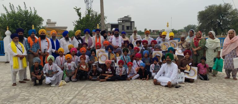 ਸ਼ਹੀਦ ਭਾਈ ਤਾਰੂ ਸਿੰਘ ਗੁਰਮਤਿ ਪ੍ਰਚਾਰ ਐਂਡ ਵੈਲਫੇਅਰ ਸੁਸਾਇਟੀ ਰਜਿ ਪੰਜਾਬ ਵੱਲੋਂ ਨੌ ਰੋਜਾ ਦਸਤਾਰ ਦੁਮਾਲਾ ਸਿਖਲਾਈ ਕੈਂਪ ਚੜਦੀ ਕਲਾ ਨਾਲ ਸੰਪਨ  ਬੱਚਿਆਂ ਲਈ ਖਾਣ ਪੀਣ ਦਾ ਪ੍ਰਬੰਧ ਕਰਨ ਵਾਲੀਆਂ ਸ਼ਖਸੀਅਤਾਂ  ਅਤੇ ਭਰਪੂਰ ਸਹਿਯੋਗ ਦੇਣ ਤੇ ਗੁਰਦੁਆਰਾ ਪ੍ਰਬੰਧਕ ਕਮੇਟੀ ਦਾ ਕੀਤਾ ਵਿਸ਼ੇਸ਼ ਧੰਨਵਾਦ