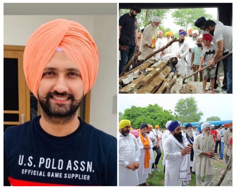 ਗੁਰਪ੍ਰੀਤ ਸਿੰਘ ਗੋਪੀ ਪਟਵਾਰੀ ਨੂੰ ਹਜ਼ਾਰਾਂ ਨਮ ਅੱਖਾਂ ਨੇ ਅੰਤਿਮ ਵਿਦਾਈ ਦਿੱਤੀ/8 ਸਾਲ ਦੇ ਮਾਸੂਮ ਪੁੱਤਰ ਨੇ ਦਿਤੀ ਚਿਖਾ ਨੂੰ ਅਗਨੀ।