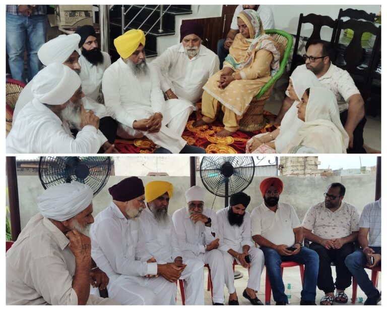 ਹਲਕਾ ਵਿਧਾਇਕ ਸਰਵਨ ਸਿੰਘ ਧੁੰਨ ਵੱਲੋਂ ਪਟਵਾਰੀ ਗੁਰਪ੍ਰੀਤ ਸਿੰਘ ਦੇ ਪਰਿਵਾਰ ਨਾਲ ਕੀਤਾ ਗਿਆ ਦੁੱਖ ਸਾਂਝਾ 