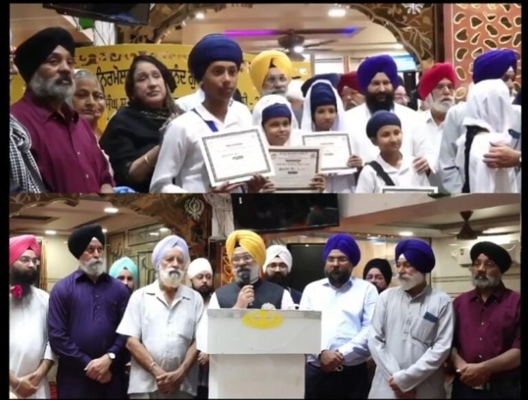 ਗੁਰਮਤਿ ਕੈਂਪ ਵਿਚ ਹਿੱਸਾ ਲੈਣ ਵਾਲੇ ਬੱਚਿਆਂ ਨੂੰ ਕੀਤਾ ਗਿਆ ਸਨਮਾਨਿਤ: ਇੰਦਰਪ੍ਰੀਤ ਸਿੰਘ ਕੌਛੜ