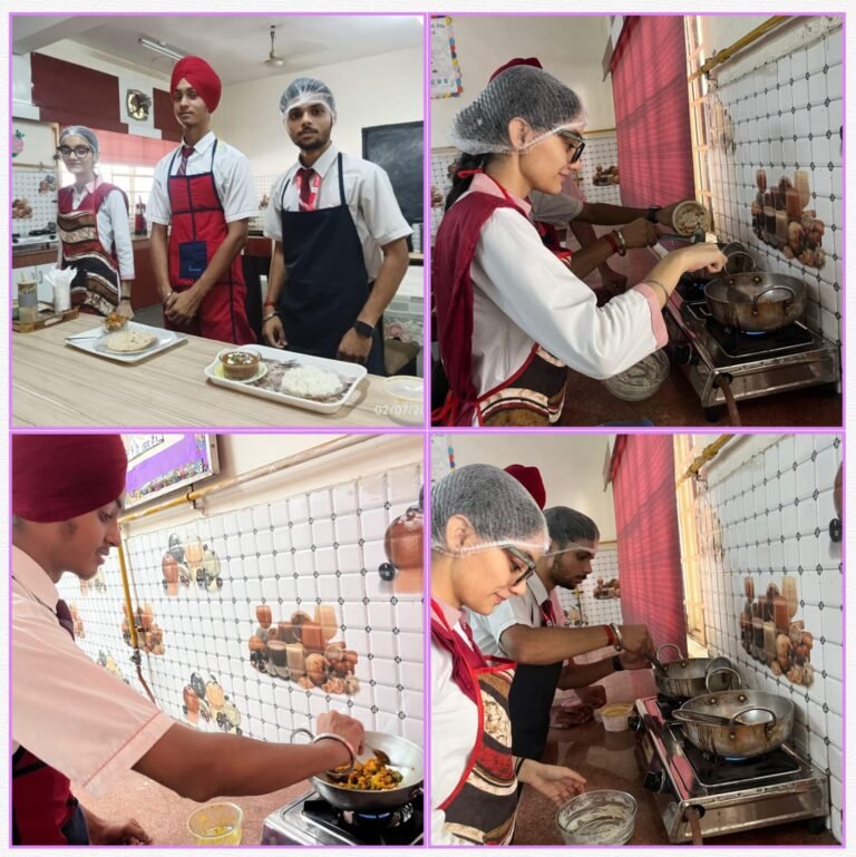 ਗੁਰੂ ਨਾਨਕ ਪਬਲਿਕ ਸਕੂਲ ਦੇ ਬੱਚਿਆਂ ਨੇ ਖਾਣਾ ਪਕਾਉਣ ਦੀ ਗਤੀਵਿਧੀ ਤਹਿਤ ਰਸੋਈ ਹੁਨਰ ਅਤੇ ਉਤਸ਼ਾਹ ਦਾ ਕੀਤਾ ਪ੍ਰਦਰਸ਼ਨ