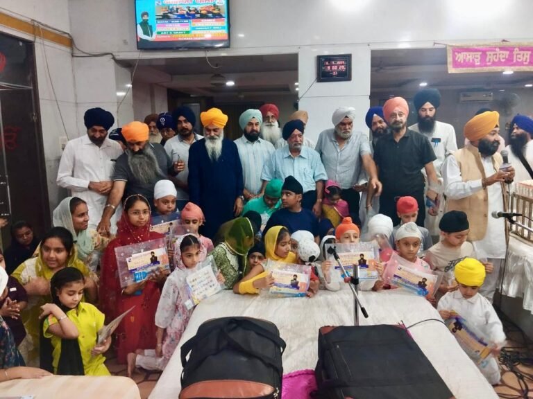 ਸਾਹਿਬ ਫਾਊਂਡੇਸ਼ਨ ਵੱਲੋਂ ਨੌਜਵਾਨ ਪੀੜ੍ਹੀ ਅੰਦਰ ਗੁਰਮਤਿ ਅਧਾਰਤ ਜੀਵਨ ਸ਼ੈਲੀ ਨੂੰ ਉਤਸ਼ਾਹਿਤ ਕਰਨ ਲਈ ਗੁਰਮਤਿ ਕੈਂਪ ਦਾ ਉਪਰਾਲਾ