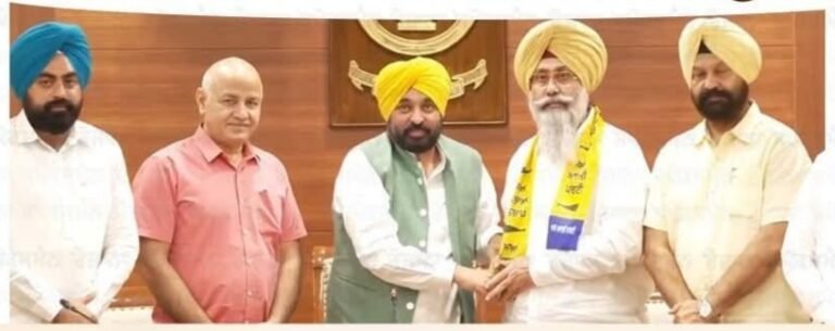 ਅਕਾਲੀ ਦਲ ਨੂੰ ਝਟਕਾ ਤਿੰਨ ਵਾਰ ਐਮ ਐਲ ਏ ਰਹੇ ਅੱਜ ਆਮ ਆਦਮੀ ਪਾਰਟੀ ਵਿੱਚ ਸ਼ਾਮਿਲ ਹੋਏ