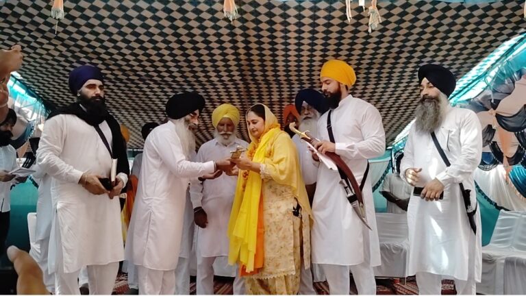 ਸ੍ਰੀ ਅਕਾਲ ਤਖਤ ਸਾਹਿਬ ਵੱਲੋਂ ਬਣਾਈ ਪੰਜ ਮੈਂਬਰੀ ਕਮੇਟੀ ਦੀ ਹਲਕਾ ਖੇਮਕਰਨ ਦੇ ਕਸਬਾ ਖਾਲੜਾ ਵਿਖੇ ਹੋਈ ਮੀਟਿੰਗ ਨੇ ਧਾਰਿਆ ਰੈਲੀ ਦਾ ਰੂਪ