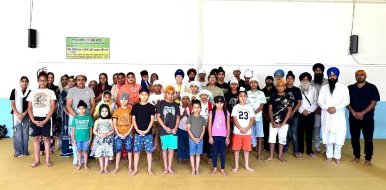 ਗੁਰਦੁਆਰਾ ਸ੍ਰੀ ਕਲਗੀਧਰ ਸਾਹਿਬ ਫੋਨਤਾਨੈਲੇ ਇਟਲੀ ਵਿਖੇ  ਬੱਚਿਆਂ ਦੇ ਗੁਰਮਤਿ ਸਿੱਖਲਾਈ  ਕੈਂਪ ਦੀ ਆਰੰਭਤਾ ਹੋਈ ।