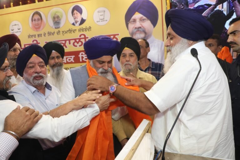 ਸੁਖਬੀਰ ਬਾਦਲ ਵਲੋਂ ਹੜ ਪੀੜੀਤਾਂ ਦੀ ਕੀਤੀ ਜਾ ਰਹੀ ਮਦਦ ਬੇਮਿਸਾਲ ਸੇਵਾ ਦਾ ਪ੍ਰਮਾਣ: ਪਰਮਜੀਤ ਸਿੰਘ ਵੀਰਜੀ