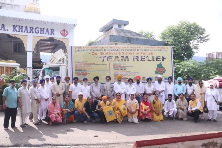 ਮੁੰਬਈ ਤੋਂ ਅਰਦਾਸ ਨਾਲ ₹1 ਕਰੋੜ ਦੀ ਪੰਜਾਬ ਬਾੜ੍ਹ ਰਾਹਤ ਸਮੱਗਰੀ ਰਵਾਨਾ