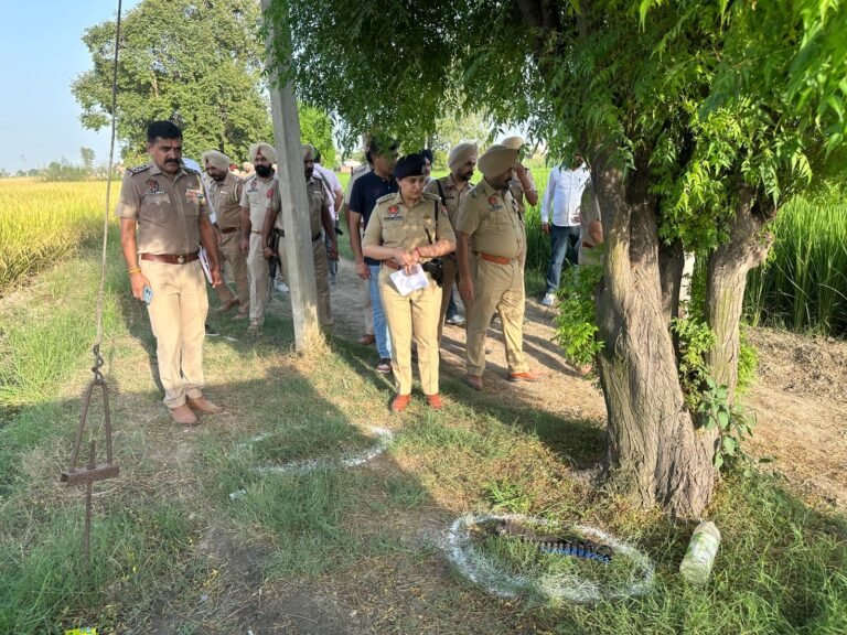 SSP ਰਵਜੋਤ ਗਰੇਵਾਲ ਦੀ ਅਗਵਾਈ ‘ਚ ਤਰਨ ਤਾਰਨ ਪੁਲਿਸ ਅਤੇ ਫਿਰੋਤੀ ਮੰਗਣ ਵਾਲੇ ਗੈਂਗਸਟਰਾਂ ਵਿਚਾਲੇ ਮੁਕਾਬਲਾ, 4 ਬਦਮਾਸ਼ ਜ਼ਖਮੀ