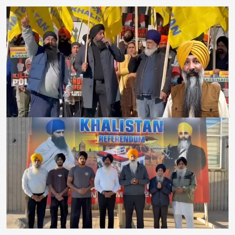 ਕੈਨੇਡੀਅਨ ਪਾਰਲੀਮੈਂਟ ਮੂਹਰੇ ਵਿਦੇਸ਼ ਮੰਤਰੀ ਅਨੀਤਾ ਆਨੰਦ ਦੇ ਭਾਰਤ ਦੌਰੇ ਤੋਂ ਪਹਿਲਾਂ ਸਿੱਖਾਂ ਵਲੋਂ ਭਾਰੀ ਪ੍ਰਦਰਸ਼ਨ   ???? ਭਾਰਤ ਨਾਲ ਕੈਨੇਡੀਅਨ ਪ੍ਰਭੂਸੱਤਾ ਦਾ ਵਪਾਰ ਨਹੀਂ ਕੀਤਾ ਜਾ ਸਕਦਾ, ਮੋਦੀ ਦੇ ਸ਼ਾਸਨ ਨਾਲ ਸਹਿਯੋਗ ਨਹੀਂ ਮੁਕਾਬਲਾ ਕਰੋ: ਪਨੂੰ