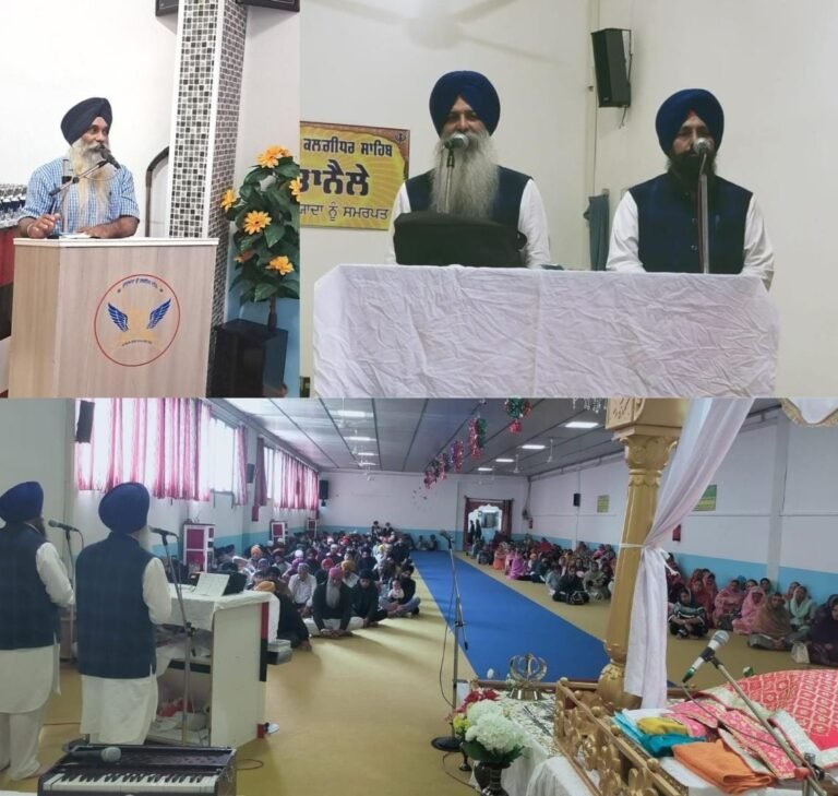 ਗੁਰਦੁਆਰਾ ਕਲਗੀਧਰ ਤਰਵੀਜੋ ਵਿਖੇ ਮਨਾਇਆ ਗੁਰੂ ਗ੍ਰੰਥ ਸਾਹਿਬ ਜੀ ਦਾ ਗੁਰਗੱਦੀ ਦਿਵਸ।