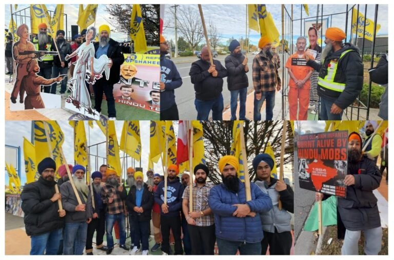 ਭਾਰਤੀ ਰਾਜਦੁਤਾਂ ਦਾ ਕੈਨੇਡਾ ਦੇ ਓਟਵਾ, ਵੈਨਕੂਵਰ, ਸਰੀ ਅਤੇ ਹੋਰ ਥਾਵਾਂ ‘ਤੇ ਕੈਨੇਡੀਅਨ ਸਿੱਖਾਂ ਵੱਲੋਂ ਭਾਰੀ ਵਿਰੋਧ    ???? ਖ਼ਰਾਬ ਮੌਸਮ ਅਤੇ ਪੁਲਿਸ ਬੈਰੀਗੇਡ ਦੇ ਬਾਵਜੂਦ ਵੱਡੇ ਪੱਧਰ ਤੇ ਹੋਇਆ ਇੱਕਠ ਅਤੇ ਰੋਸ-ਮੁਜਾਰਾ