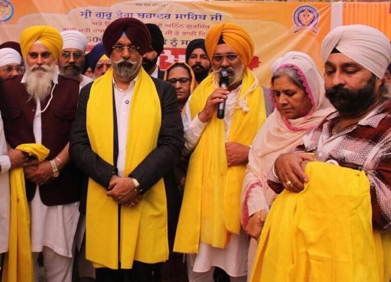 ਧਰਮ ਰੱਖਿਆ ਯਾਤਰਾ ਗੁਰੂ ਹਰਿਕ੍ਰਿਸ਼ਨ ਨਗਰ ਤੋਂ ਚੱਲ ਕੇ ਗੁਰਦੁਆਰਾ ਨਾਨਕ ਪਿਆਊ ਸਾਹਿਬ ਵਿਖੇ ਪਹੁੰਚੀ