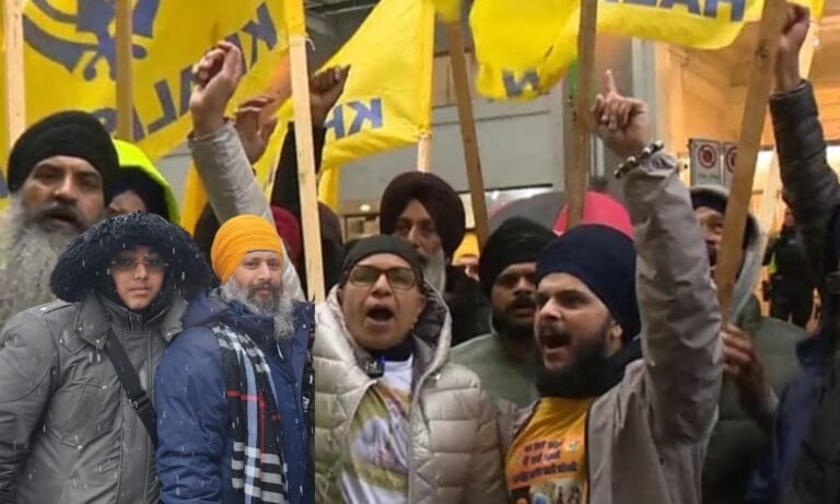 ਰਾਜਨਾਥ ਸਿੰਘ ਦੇ ਪਾਕਿਸਤਾਨ ਬਾਰੇ ਬਿਆਨ ਵਿਰੁੱਧ ਕੈਨੇਡਾ ਵਿੱਚ ਸਿੱਖ ਭਾਈਚਾਰੇ ਵੱਲੋਂ ਰੋਸ ਪ੍ਰਦਰਸ਼ਨ