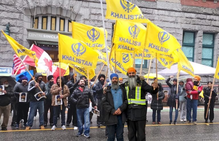 ਭਾਈ ਹਰਦੀਪ ਸਿੰਘ ਜੀ ਨਿੱਝਰ ਦੀ ਸ਼ਹਾਦਤ ਨੂੰ 900 ਦਿਨ ਪੂਰੇ ਹੋਣ ਤੇ ਭਾਰਤੀ ਐੱਬੇਸੀ ਮੂਹਰੇ ਭਾਰੀ ਵਿਰੋਧ ਪ੍ਰਦਰਸ਼ਨ