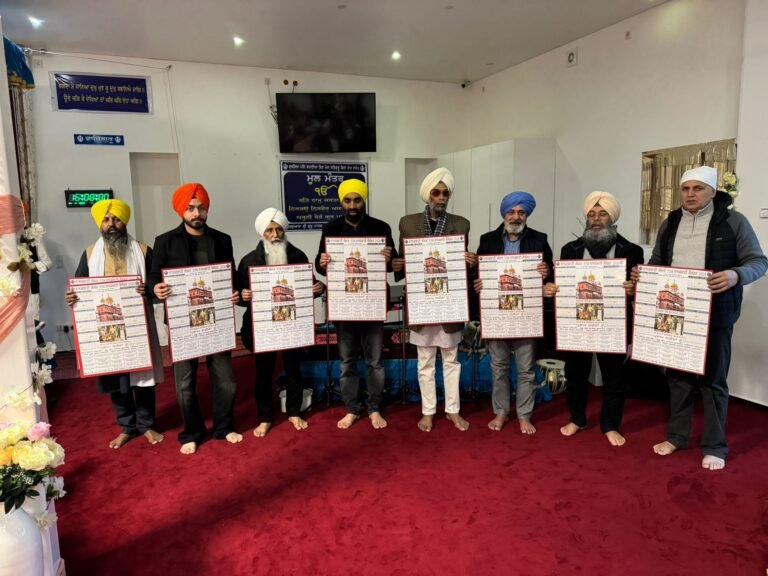 ਸਿੱਖ ਸੰਦੇਸ਼ਾ ਜਰਮਨੀ ਵਲੋਂ ਗੁਰਦੁਆਰਾ ਪ੍ਰਬੰਧਕ ਕਮੇਟੀਆਂ ਦੇ ਸਹਯੋਗ ਨਾਲ ਮੂਲ ਨਾਨਕਸ਼ਾਹੀ ਕੈਲੰਡਰ ਸੰਮਤ 558,  2026 ਸੰਗਤਾਂ ਦੇ ਸਪੁਰਦ ਕੀਤਾ ਗਿਆ।                                         ਗੁਰੂ ਗੋਬਿੰਦ ਸਿੰਘ ਜੀ ਦਾ ਗੁਰਪੁਰਬ ਦਿਹਾੜਾ 23 ਪੋਹ ਨੂੰ ਮੂਲ ਨਾਨਕਸ਼ਾਹੀ ਕੈਲੰਡਰ ਅਨੁਸਾਰ ਹੀ ਮਨਾਇਆ ਜਾਵੇਗਾ।
