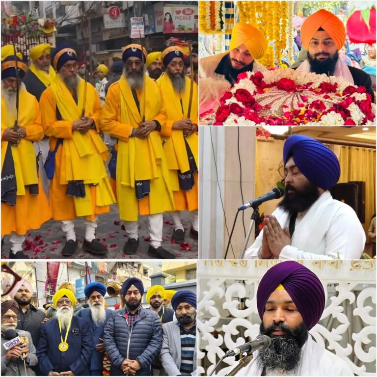 ਬਾਬਾ ਦੀਪ ਸਿੰਘ ਜੀ ਦੇ ਜਨਮ ਦਿਵਸ ਸਬੰਧੀ ਗੁਰਦੁਆਰਾ ਬਾਬਾ ਜੋਰਾਵਰ ਸਿੰਘ ਜੀ ਬਾਬਾ ਫਤਹਿ ਸਿੰਘ ਜੀ ਤੋਂ ਸਜਾਇਆ ਗਿਆ ਨਗਰ ਕੀਰਤਨ
