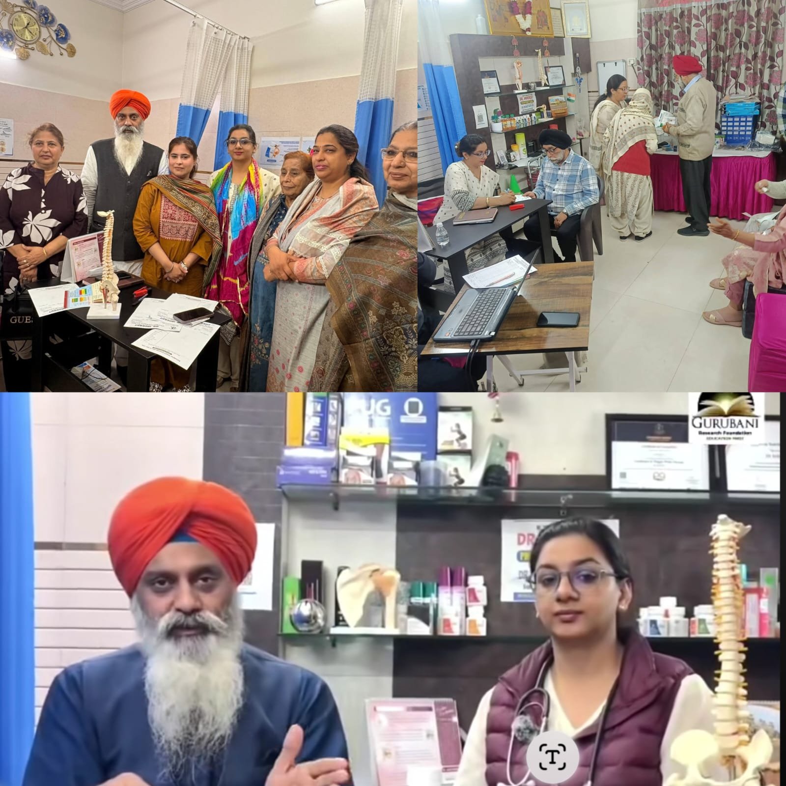 ਗੁਰੂਬਾਣੀ ਰਿਸਰਚ ਫਾਊਂਡੇਸ਼ਨ’ ਤੇ ‘ਡਾ. ਇੰਦਰਜੀਤ ਕੌਰ ਦੇ ਵਿਸ਼ੇਸ਼ ਉਪਰਾਲੇ ਤਹਿਤ ਹੱਡੀਆਂ ਦੀ ਜਾਂਚ ਦਾ ਲਗਾਇਆ ਗਿਆ ਕੈਂਪ