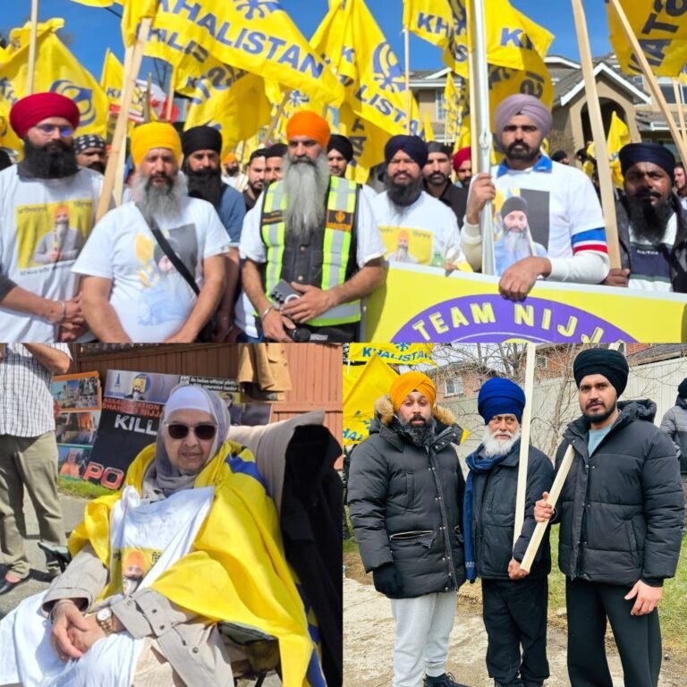 ਹਿੰਦੂ ਜੱਥੇਬੰਦੀਆਂ ਵਲੋਂ ਕੈਨੇਡਾ ਵਿੱਚ ਖਾਲਿਸਤਾਨ ਦੇ ਝੰਡੇ ‘ਤੇ ਪਾਬੰਦੀ ਲਗਾਉਣ ਦੀ ਦਿੱਤੀ ਗਈ ਪਟੀਸ਼ਨ ਦੇ ਵਿਰੋਧ ਵਿਚ ਕੈਨੇਡੀਅਨ ਸਿੱਖਾਂ ਵਲੋਂ ਭਾਰੀ ਰੋਸ ਮੁਜਾਹਿਰਾ   👉 ਸੀਆਈਏ ਏਜੰਟ ਦੇ ਬਿਆਨ ਉਪਰੰਤ ਏਆਈ 182 ਫਲਾਈਟ ਵਿਚ ਮਾਰੇ ਗਏ 329 ਨਿਰਦੋਸ਼ਾਂ ਦੀ ਮੁੜ ਜਾਂਚ ਦੀ ਉਠੀ ਮੰਗ