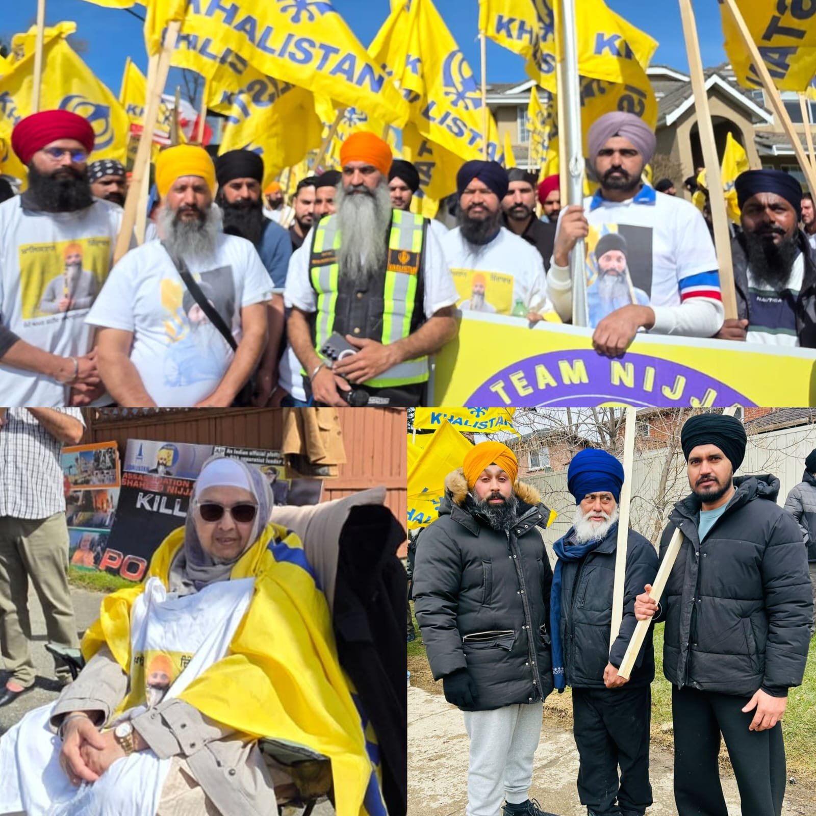 ਹਿੰਦੂ ਜੱਥੇਬੰਦੀਆਂ ਵਲੋਂ ਕੈਨੇਡਾ ਵਿੱਚ ਖਾਲਿਸਤਾਨ ਦੇ ਝੰਡੇ ‘ਤੇ ਪਾਬੰਦੀ ਲਗਾਉਣ ਦੀ ਦਿੱਤੀ ਗਈ ਪਟੀਸ਼ਨ ਦੇ ਵਿਰੋਧ ਵਿਚ ਕੈਨੇਡੀਅਨ ਸਿੱਖਾਂ ਵਲੋਂ ਭਾਰੀ ਰੋਸ ਮੁਜਾਹਿਰਾ   👉 ਸੀਆਈਏ ਏਜੰਟ ਦੇ ਬਿਆਨ ਉਪਰੰਤ ਏਆਈ 182 ਫਲਾਈਟ ਵਿਚ ਮਾਰੇ ਗਏ 329 ਨਿਰਦੋਸ਼ਾਂ ਦੀ ਮੁੜ ਜਾਂਚ ਦੀ ਉਠੀ ਮੰਗ