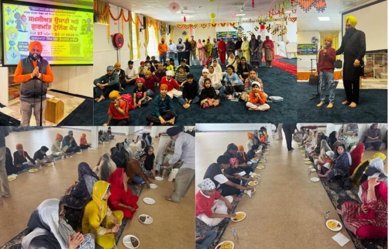 ਗੁਰਦੁਆਰਾ ਸਿੰਘ ਸਭਾ ਡੈਨਹਾਗ ਵਿਖੇ ਬੱਚਿਆਂ ਦੇ ਗੁਰਮਤਿ ਕੈਂਪ ਦੀ ਹੋਈ ਸ਼ੁਰੂਆਤ।