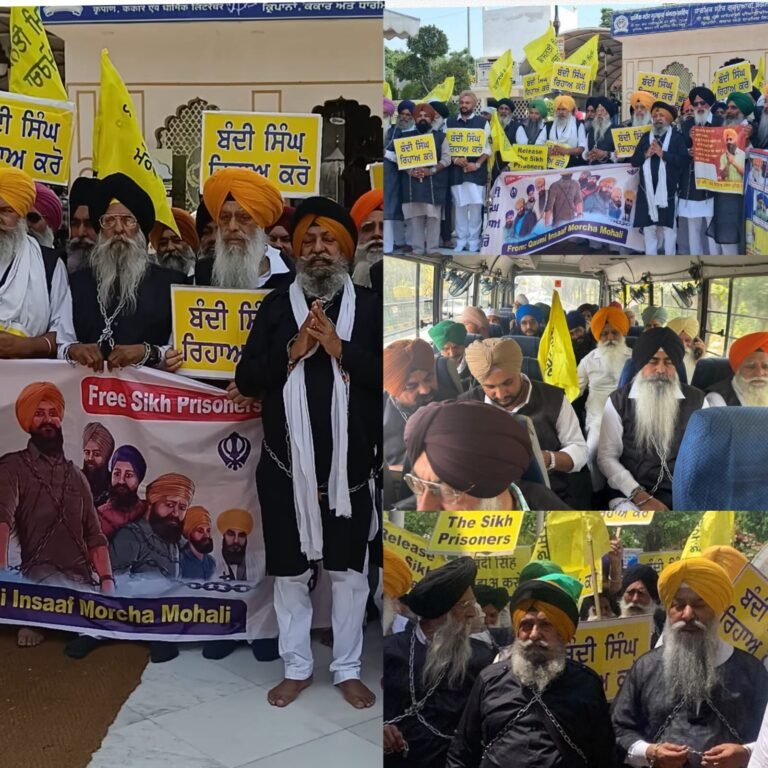 ਦਿੱਲੀ ਵਿੱਚ ਬੰਦੀ ਸਿੰਘਾਂ ਦੀ ਰਿਹਾਈ ਲਈ ਪ੍ਰਦਰਸ਼ਨਕਾਰੀਆਂ ਵਲੋਂ ਮਾਰਚ   👉 ਪਰਮਜੀਤ ਸਿੰਘ ਸਰਨਾ ਨੇ ਪ੍ਰਦਰਸ਼ਨਕਾਰੀਆਂ ਦੀ ਗ੍ਰਿਫਤਾਰੀ ਦੀ ਕੀਤੀ ਨਿੰਦਾ