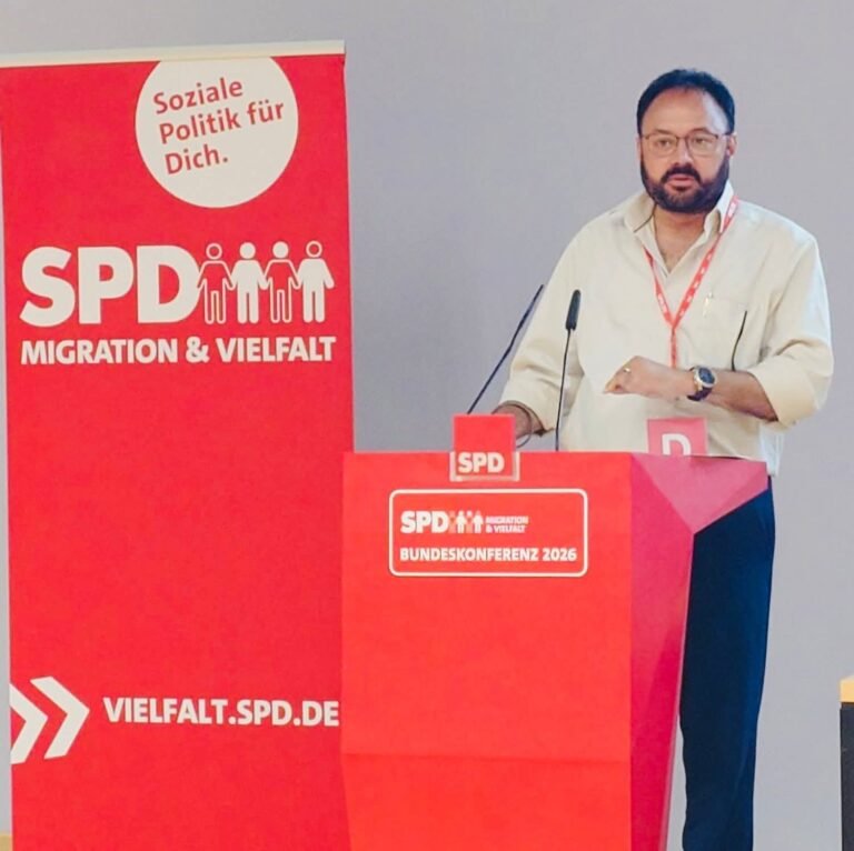 ਜਸਵਿੰਦਰਪਾਲ ਸਿੰਘ ਰਾਠ ਹੋਰਾਂ ਨੂੰ SPD ਦੇ ਪ੍ਰਵਾਸ ਅਤੇ ਵਿਭਿੰਨਤਾ ‘ਤੇ ਵਰਕਿੰਗ ਗਰੁੱਪ ਦੇ ਸੰਘੀ ਕਾਰਜਕਾਰੀ ਬੋਰਡ ਦਾ ਪੂਰੇ ਜਰਮਨੀ ਪੱਧਰ ‘ਤੇ ਮੈਂਬਰ ਬਣਨ ਦਾ ਮਾਣ ਪ੍ਰਾਪਤ ਹੋਇਆ ।