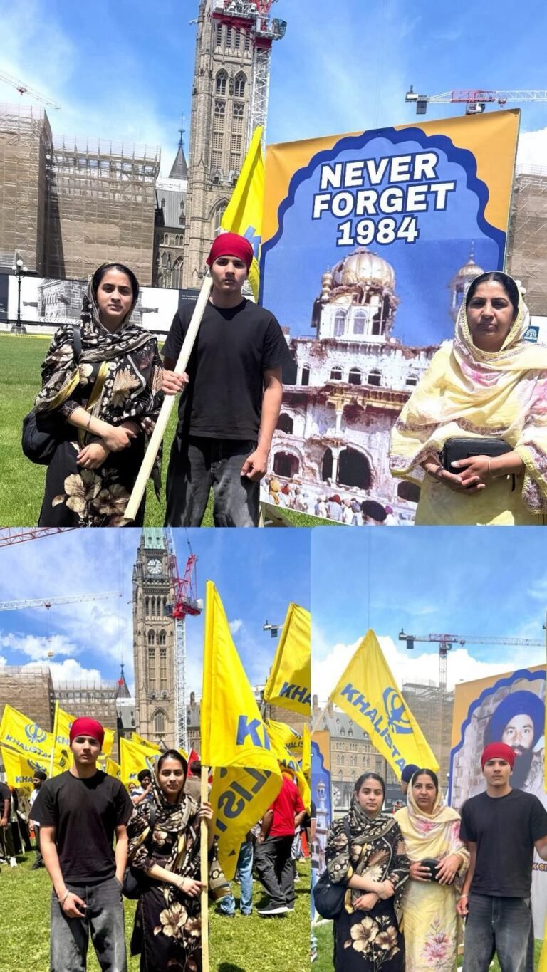 ਓਟਾਵਾ ਪਾਰਲੀਮੈਂਟ ਹਿੱਲ ਵਿਖੇ 1984 ਦੇ ਸ਼ਹੀਦਾਂ ਨੂੰ ਸ਼ਰਧਾਂਜਲੀ 1984 ਤੋਂ 2026 ਤੱਕ ਸਿੱਖਾਂ ਲਈ ਹਾਲਾਤ ਬਦਤਰ; ਭਾਰਤੀ ਨਿਜ਼ਾਮ ਦੇ ਨਿਰੰਤਰ ਜਬਰ ਦਾ ਇੱਕੋ-ਇੱਕ ਹੱਲ ‘ਖਾਲਿਸਤਾਨ’