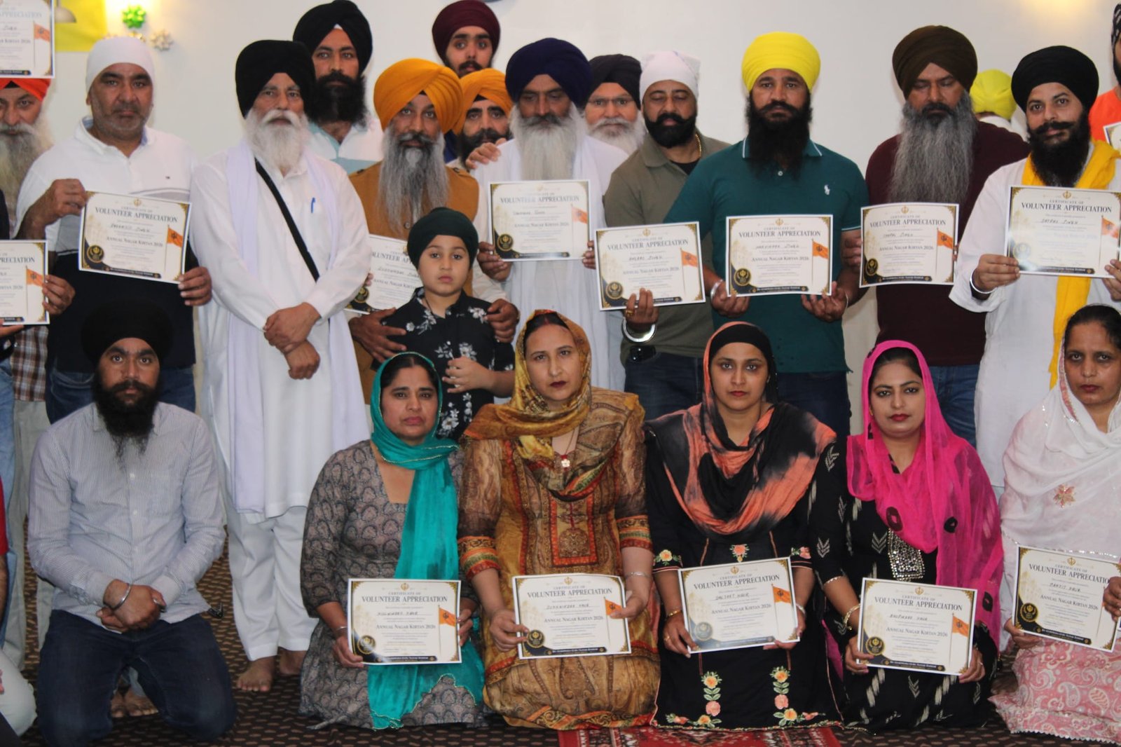 ਗੁਰਦੁਆਰਾ ਗੁਰੂ ਨਾਨਕ ਦਰਬਾਰ ਪਾਰਕ ਐਕਸ ਵਿਖੇ ਸ੍ਰੀ ਗੁਰੂ ਅਰਜਨ ਦੇਵ ਜੀ ਦਾ ਸ਼ਹੀਦੀ ਪੁਰਬ ਮੌਕੇ ਸੇਵਾਦਾਰਾਂ ਦਾ ਵਿਸ਼ੇਸ਼ ਸਨਮਾਨ