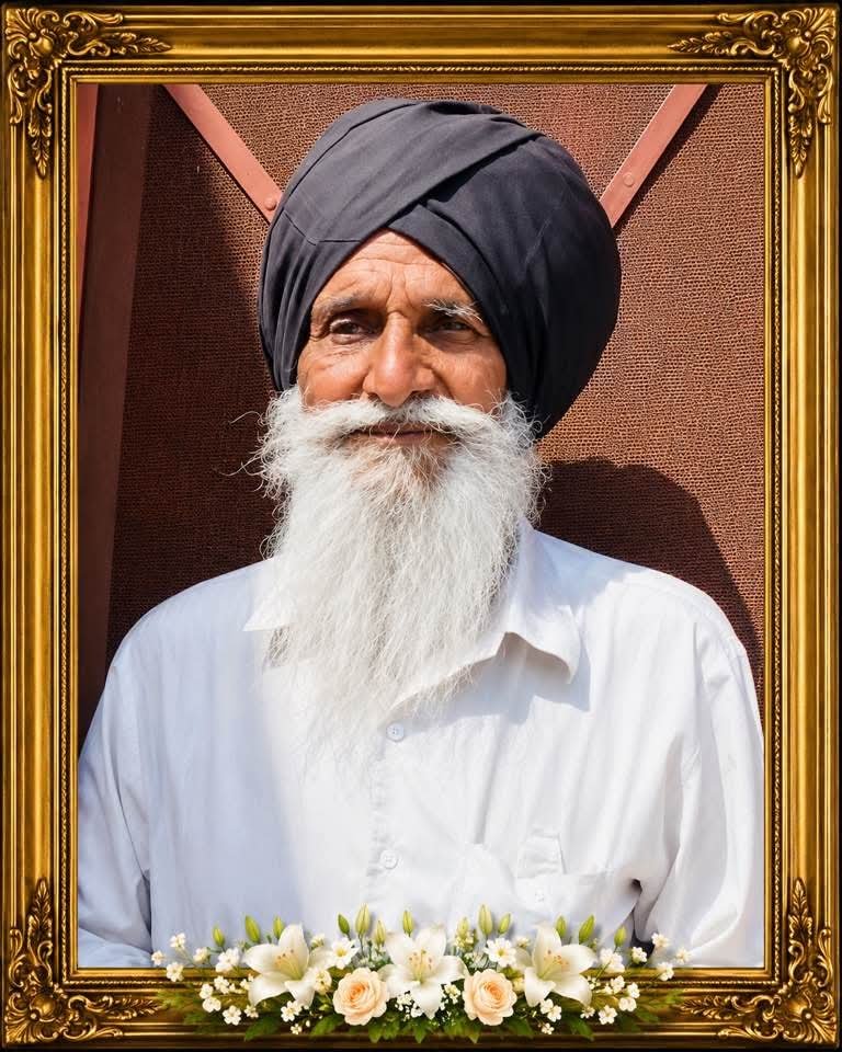 ਗੁਰਦੁਵਾਰਾ ਸ਼੍ਰੀ ਗੁਰੂ ਦਸਮੇਸ਼ ਸਿੰਘ ਸਭਾ ਕੌਲਨ ਦੇ ਪ੍ਰਬੰਧਕ ਕਮੇਟੀ ਅਤੇ ਸੰਗਤਾਂ ਵੱਲੋਂ ਜਲਾਵਤਨੀ ਸਰਦਾਰ ਗੁਰਚਰਨ ਸਿੰਘ ਗੁਰਾਇਆਂ ਦੇ ਪਿਤਾ ਸਰਦਾਰ ਨਿਰਮਲ ਸਿੰਘ ਜੀ ਦੇ ਅਕਾਲ ਚਲਾਣਾ ਕਰਨ ਤੇ ਪਰਿਵਾਰ ਨਾਲ ਦੁੱਖ ਦਾ ਪ੍ਰਗਟਾਵਾ।