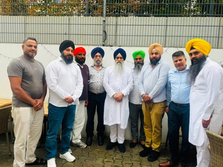 ਸਿੰਘ ਸਾਹਿਬ ਗਿਆਨੀ ਰਘਬੀਰ ਸਿੰਘ ਜੀ ਯੂਰਪ ਦੌਰੇ ਤੇ ।