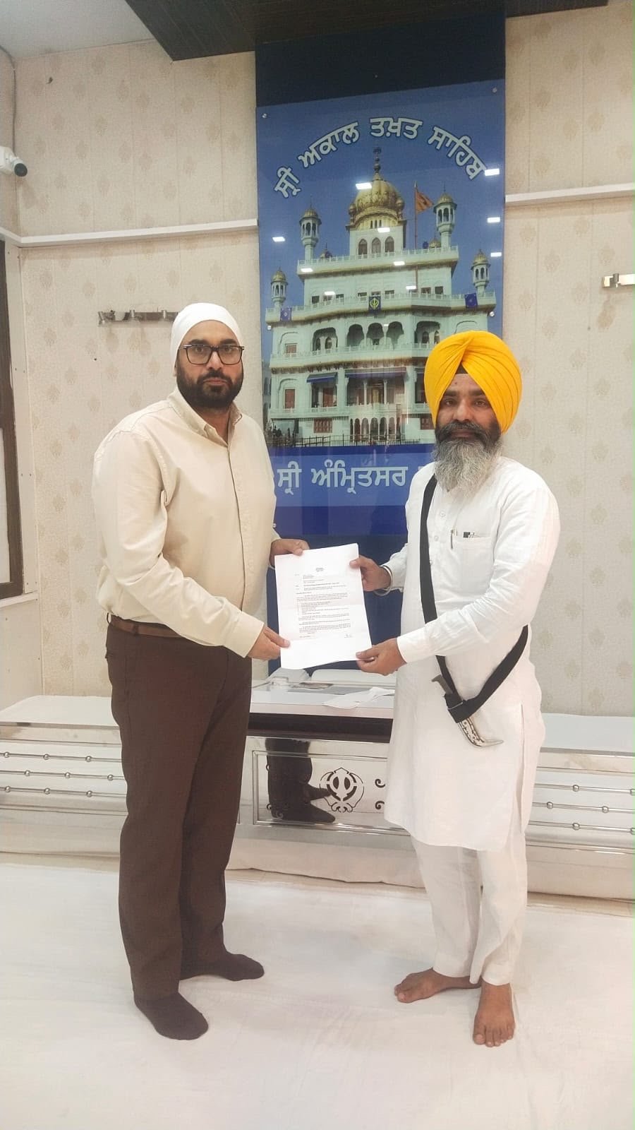 ਸ੍ਰੀ ਅਕਾਲ ਤਖ਼ਤ ਸਾਹਿਬ ਨੇ ਪੰਜਾਬ ਸਰਕਾਰ ਨੂੰ ਸਹਿਮਤੀ ਬਣਨ ਤੱਕ ਬੇਅਦਬੀ ਰੋਕੂ ਕਾਨੂੰਨ ਨੂੰ ਮੁਅੱਤਲ ਰੱਖਣ ਲਈ ਨੋਟੀਫ਼ਿਕੇਸ਼ਨ ਜਾਰੀ ਕਰਨ ਨੂੰ ਕਿਹਾ